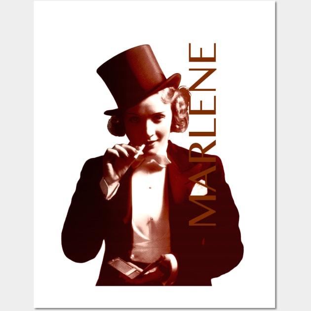 Marlene Dietrich, Morocco Wall Art by Dez53